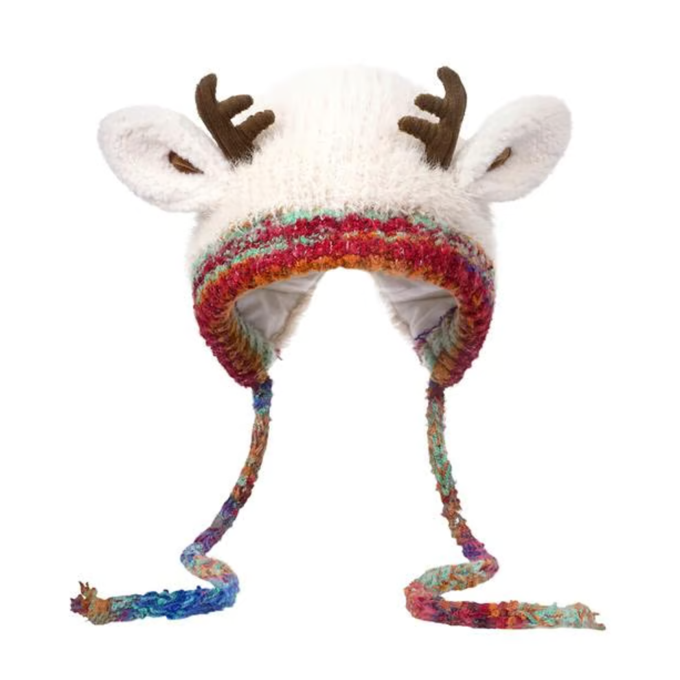 Christmas antler hat.